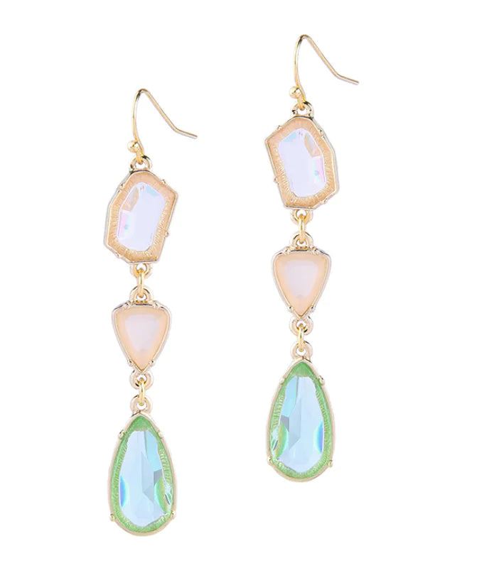 Elegant Teardrop Alloy Earrings