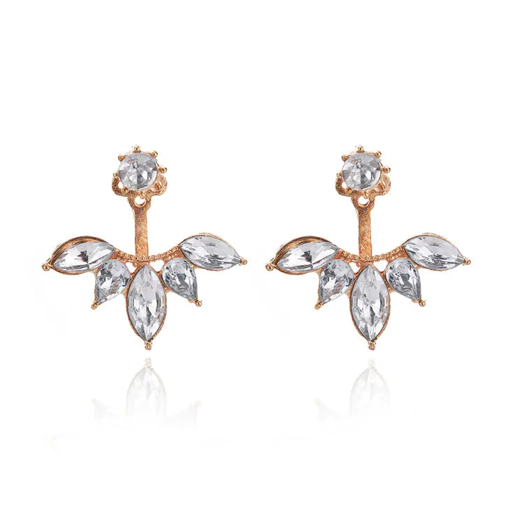Gemstone Stud Earrings - Elegant Design