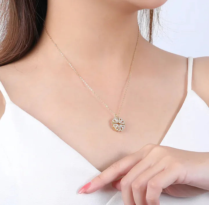 "Four-Leaf Clover Pendant – Elegant and Meaningful Jewelry"