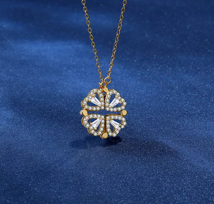 "Four-Leaf Clover Pendant – Elegant and Meaningful Jewelry"