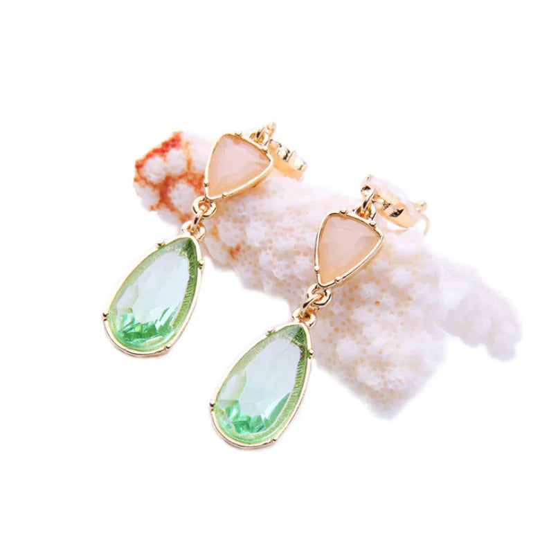 Elegant Teardrop Alloy Earrings