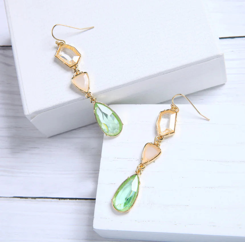 Elegant Teardrop Alloy Earrings