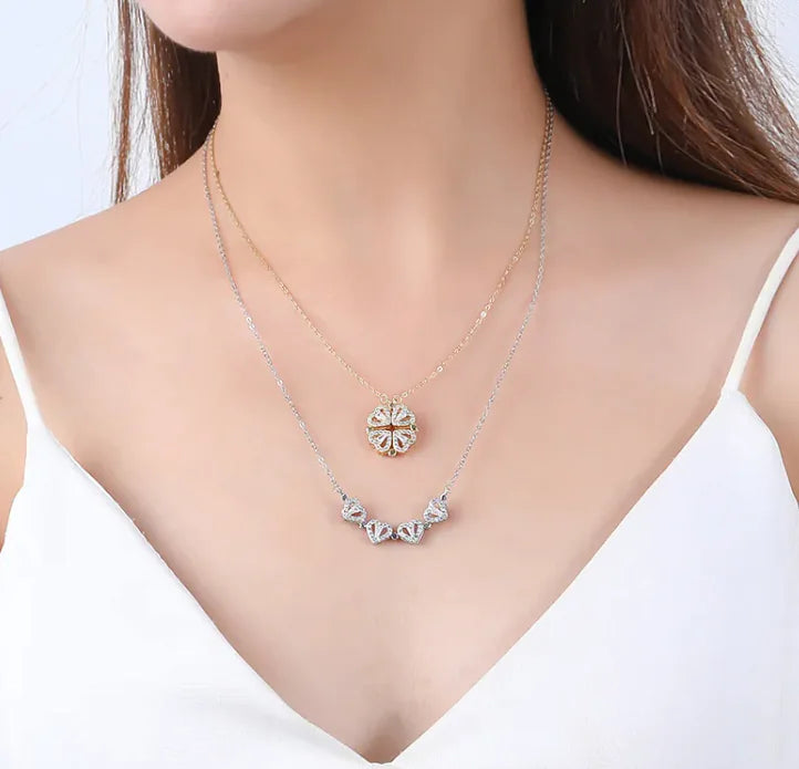 "Four-Leaf Clover Pendant – Elegant and Meaningful Jewelry"