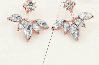 Gemstone Stud Earrings - Elegant Design