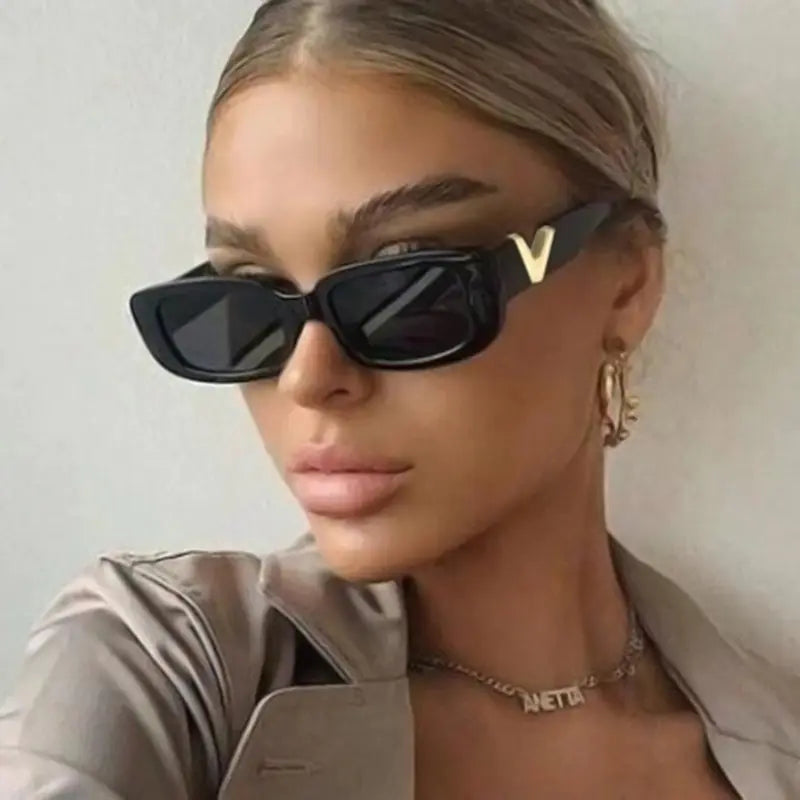 Cyrélle Limited - Chic V-Mark Small Frame Sunglasses