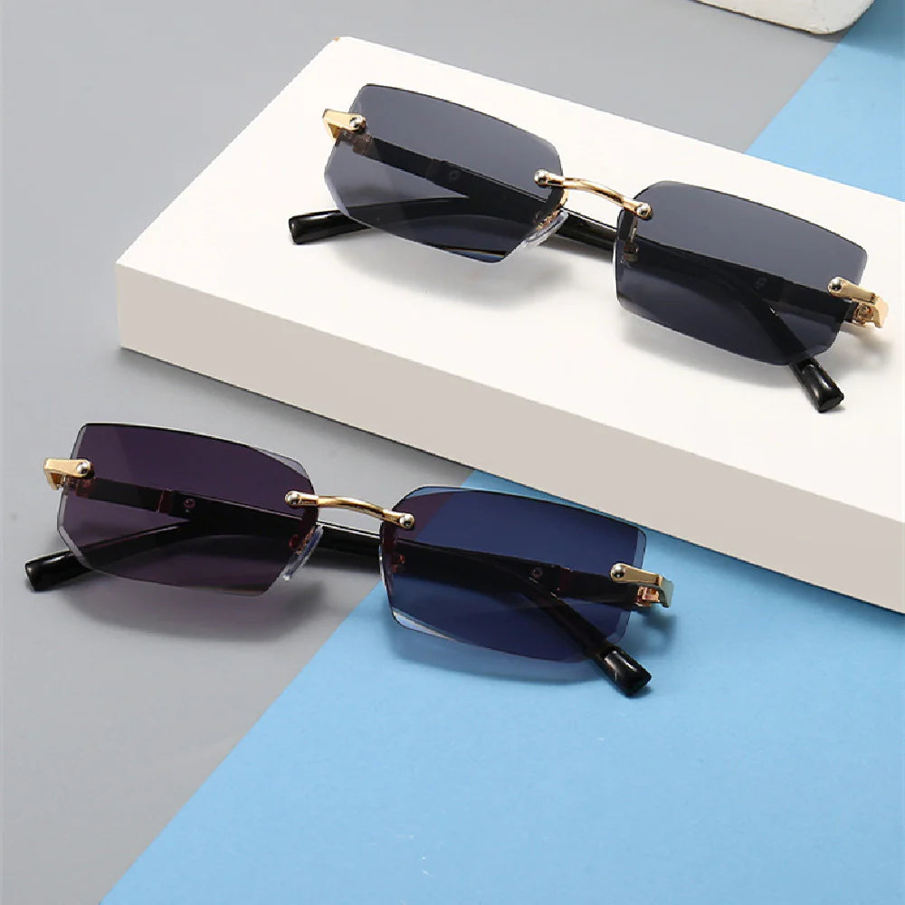 Chic Rimless Sunglasses - Cyrélle