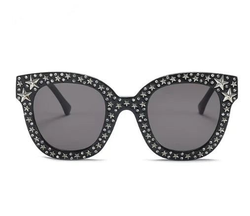 Elegant Star Diamond Cat Eye Sunglasses