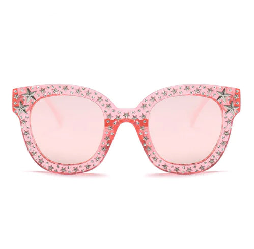 Elegant Star Diamond Cat Eye Sunglasses