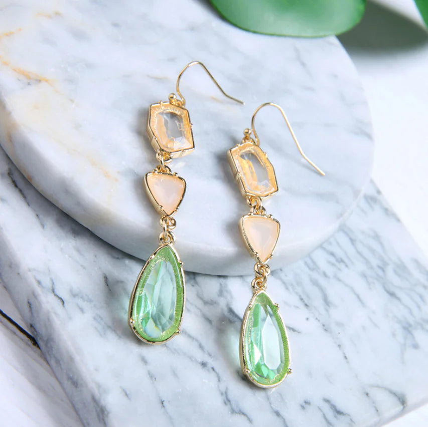 Elegant Teardrop Alloy Earrings