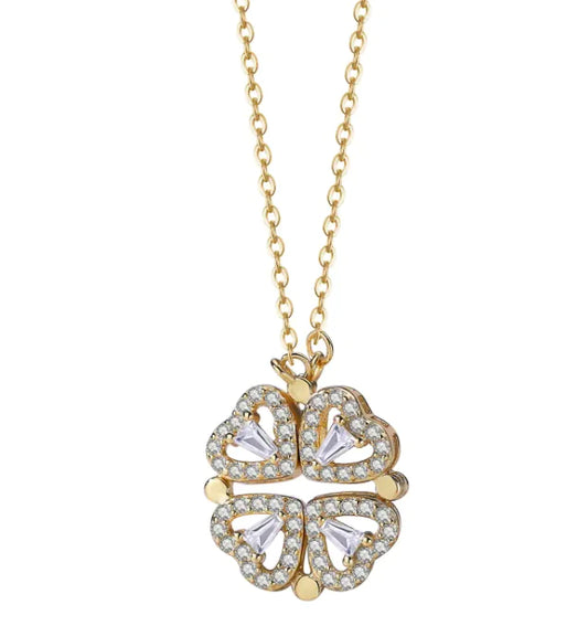 "Four-Leaf Clover Pendant – Elegant and Meaningful Jewelry"