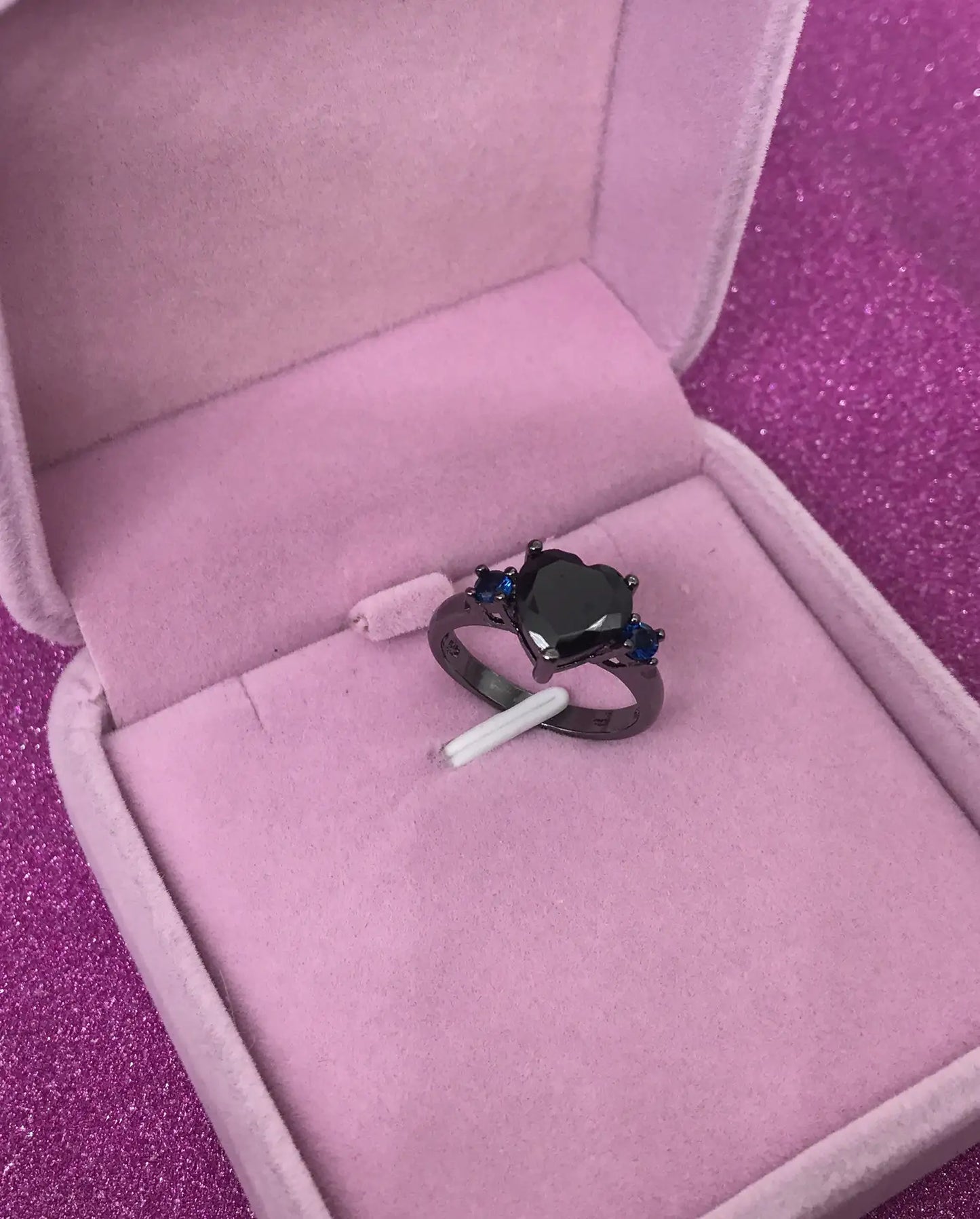Elegant Geometric Diamond Engagement Ring