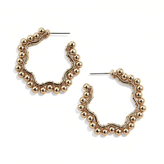 "Luxury Bubbly Earrings – Playful Elegance for Every Occasion"