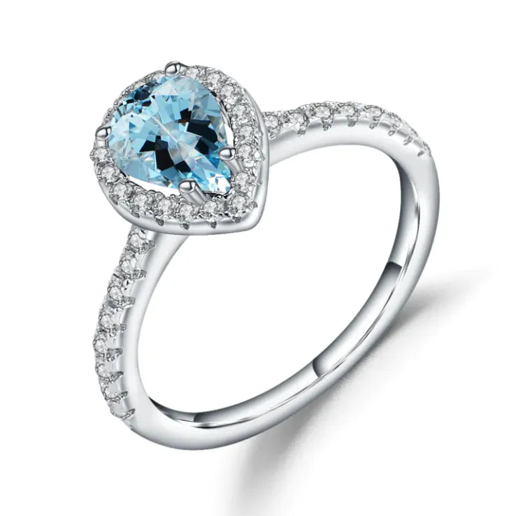 "Gemstone Crystal Ring – Sophisticated Statement Piece"