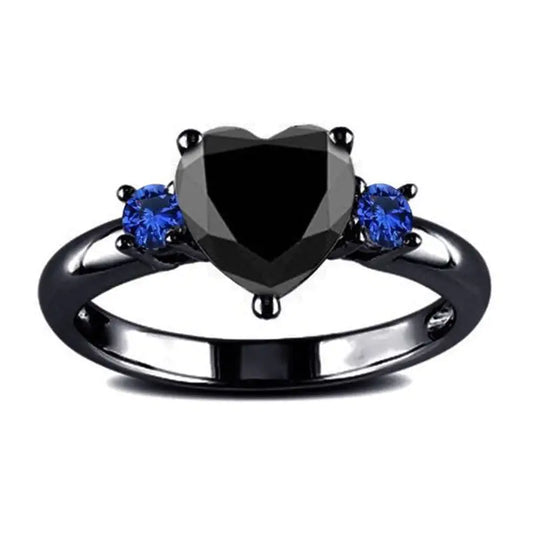 Elegant Geometric Diamond Engagement Ring