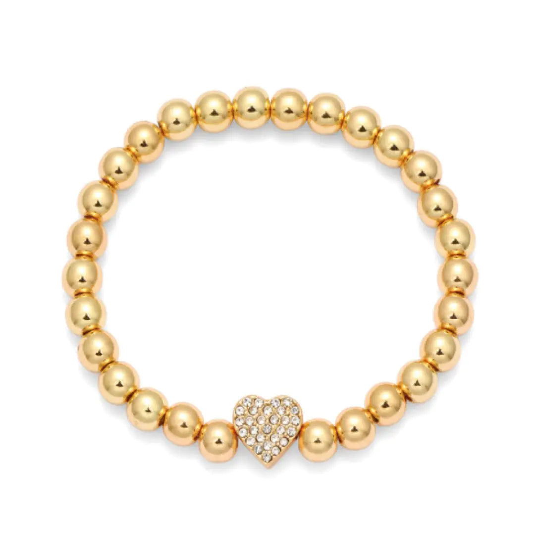 Radiant Heart Charm Bracelet