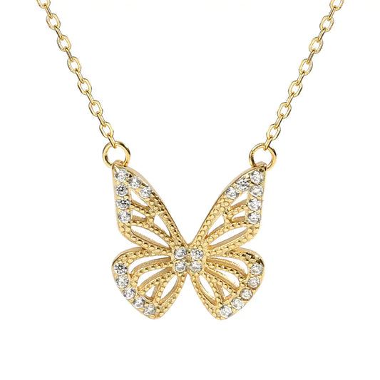 Clavicle Chain Butterfly Necklace