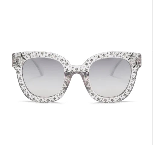 Elegant Star Diamond Cat Eye Sunglasses