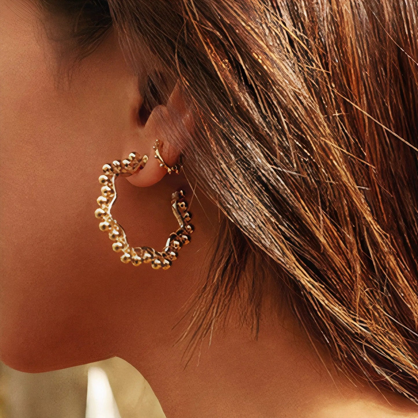 "Luxury Bubbly Earrings – Playful Elegance for Every Occasion"